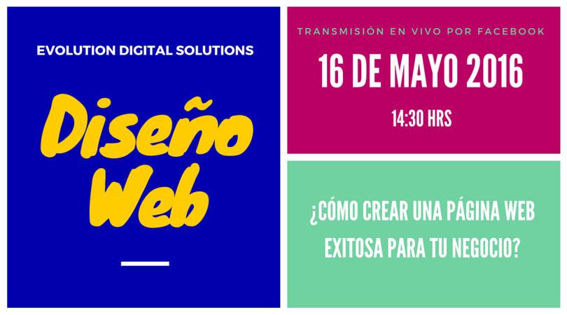 Evolutiondso's tweet photo. Transmisión en vivo por Facebook, te diremos todo sobre páginas web nos encuentras como: Evolution Digital Solutions https://t.co/pDDkCoSTK4