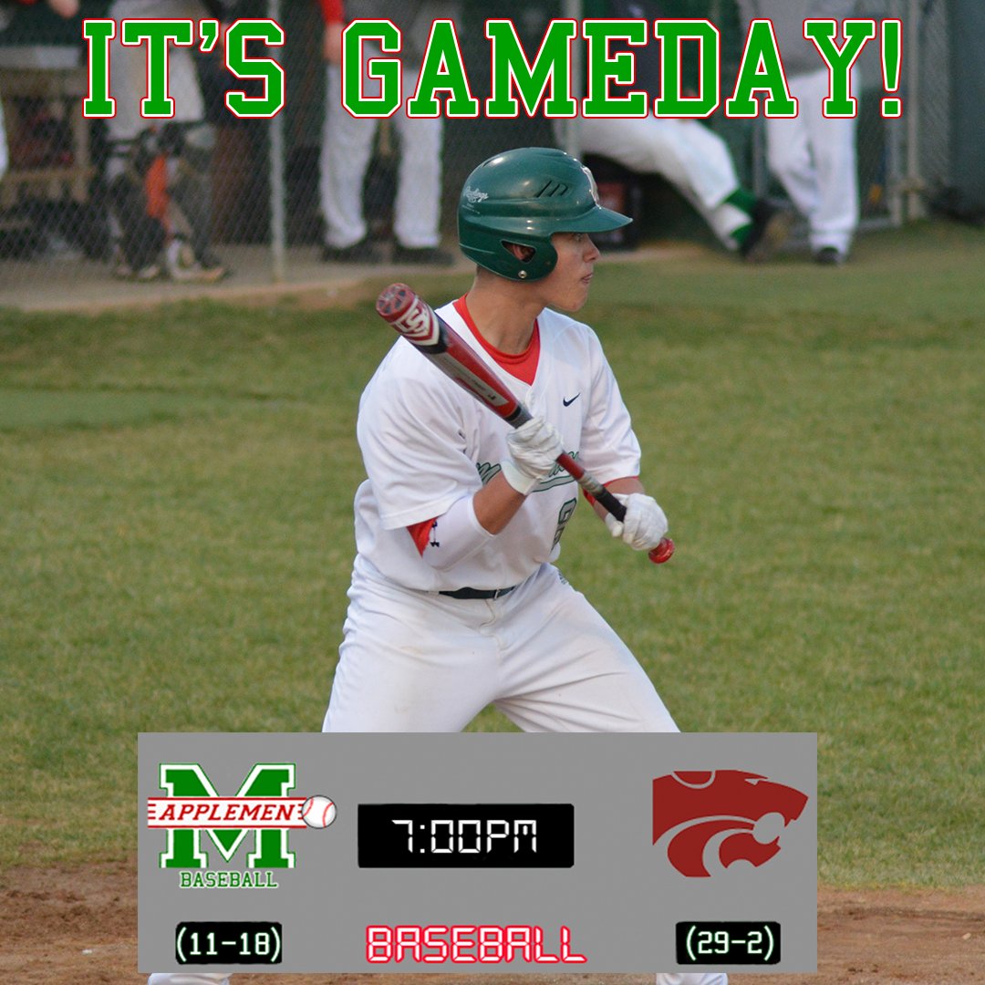ApplemenRN's tweet photo. Baseball gets one last shot at the Cougars, live on ARN! #GoGreen #BeatCougars https://t.co/DtOt9dzbZI