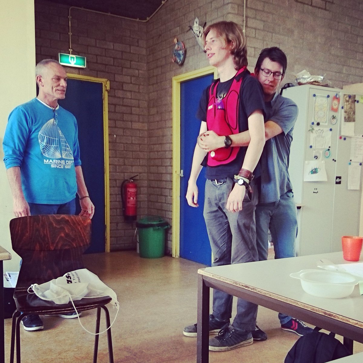 Vandaag hebben ook Demi (welpen 2), Loetje (zv) en Eva (stam) (opnieuw) hun EHBO gedaan! ➕