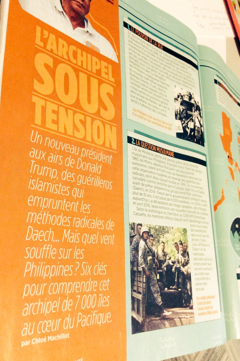 ChloeMachillot's tweet photo. L'archipel des Philippines sous tension... Explications dans le dernier numéro en kiosque de @Lactualite https://t.co/THIYarJCsB