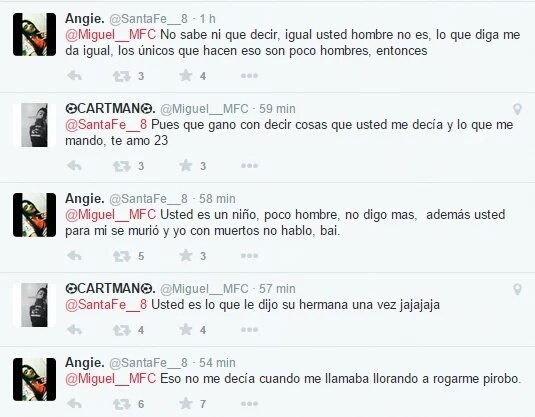 _ELBRAYAN_'s tweet photo. ¿Recuerdan esta pelea? Fue lo más épico de Twitter en español. Hacen falta más peleas así 😖. https://t.co/zTghWBIoKv