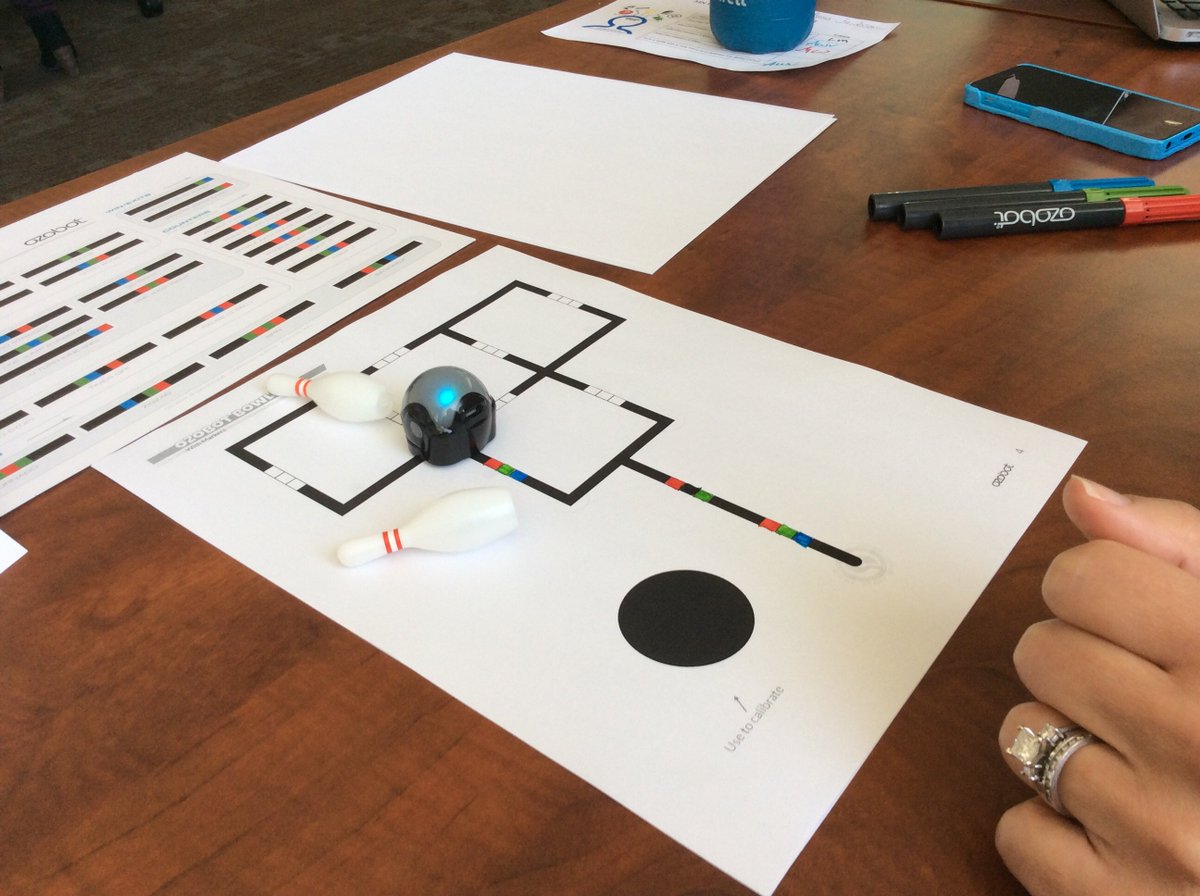 FalconKidsRead's tweet photo. I completed the first challenge. The pins had nothing on us! #MNCODES #OZOBOTS #CSFORALL https://t.co/oDQhVOoRmk