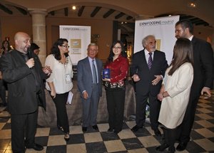 Expofooding1's tweet photo. #expofooding awarded #FundacionOrient we feel honored at #GoldenOrangeAwards https://t.co/7ULVezUYGb