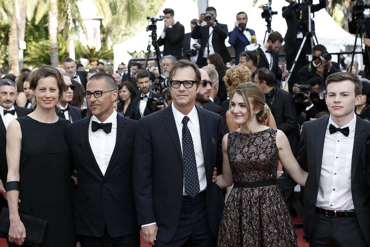 Telefilm_Canada's tweet photo. So classy! The team of #MeanDreams on the red carpet of #Loving at #Cannes2016. @Sophie_Nelisse #eyeoncanada https://t.co/dfeIpn6X4F