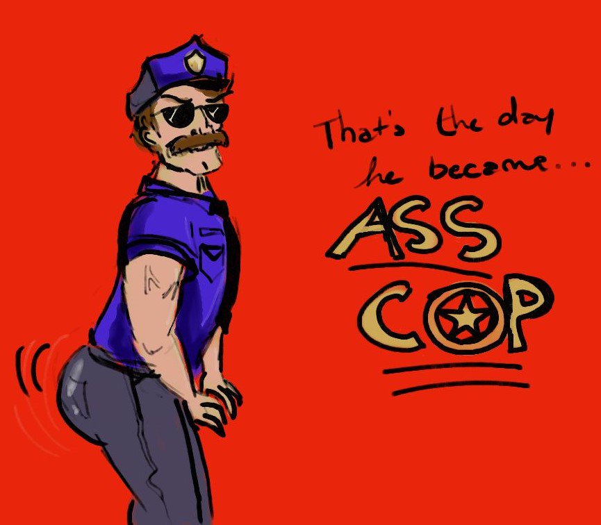 RugBurnChannel's tweet photo. Awesome @AXECOP #fanart by yorkshirereaper. https://t.co/1fsdkORgG6