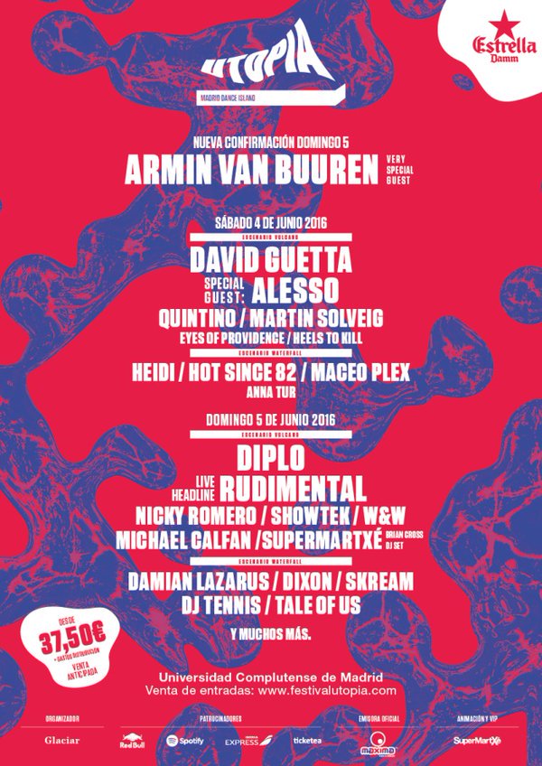 Zillarichtv's tweet image. ¡RT+Follow y entra en el sorteo de 1 abono doble para @festival_utopia! Armin van Buuren, Alesso o Diplo entre otros