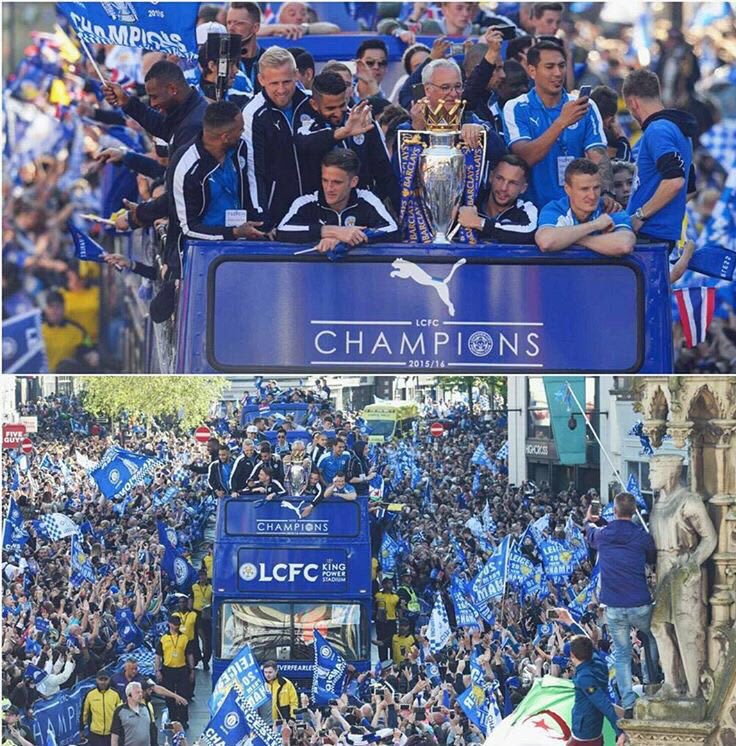 What a day.. overwhelming support thanks to everyone who's came..the atmosphere was unbelievable 💙 #WeAreLeicester