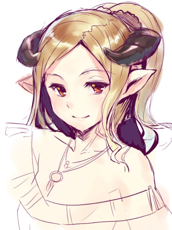 「深夜のひっそり落書き!寝る前に少し落書きしたのでUPして寝ます_ _。なんか目の」|待蔵のイラスト