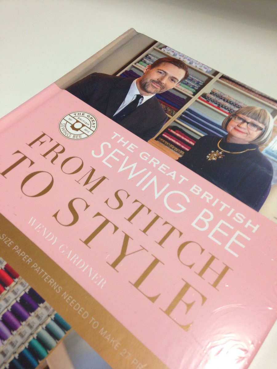 Oooh get the wine out ladies! Patrick is back in new Sewing Bee! Retweet by 9am tomorrow to win a copy of the book!