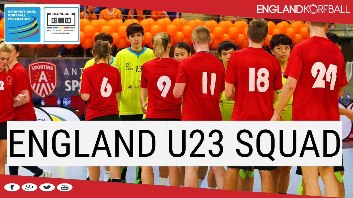EnglandKorfball's tweet photo. ENGLAND's U23 squad for the IKF World Korfball Championships https://t.co/IGcNORYKji #U23WKC https://t.co/yfELLl0rYB