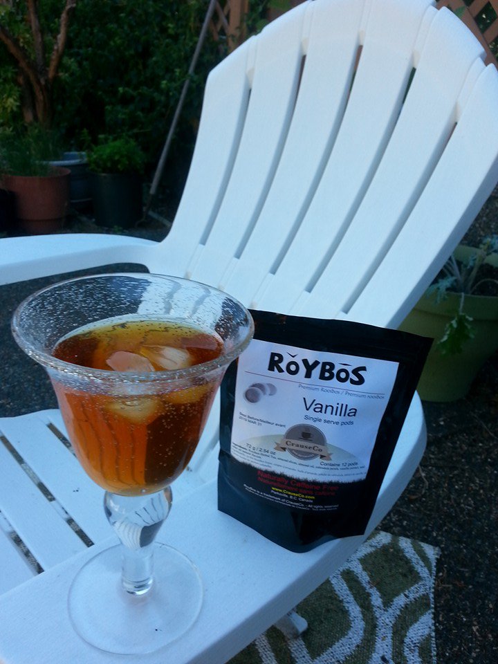 CrauseCo's tweet photo. Think smooth, icy, vanilla shake on a hot summer day. Enjoy it without the calories! Our Vanilla Roybos tea. https://t.co/ReTaYCMOmU