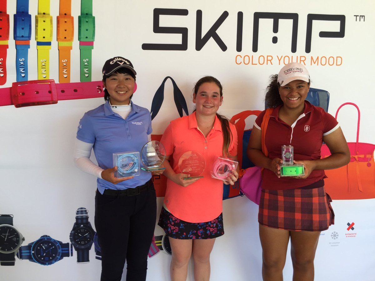 Way to go Hannah Foster. Winner for the girls at the Skimp Belt Championship! #skimp #pga