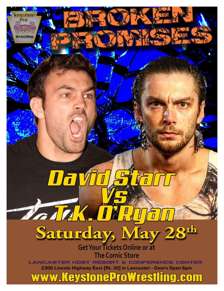 KeystoneProWres's tweet photo. @TheProductDS returns to #KeystonePro for #BrokenPromises to take on @TK_ORyan https://t.co/ofdeb7dYhN