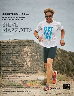 Steve from <a href="/ActiveLanzarote/">Sands Beach Active</a> + <a href="/activlanzarote/">Activ Lanzarote</a> is racing IM Lanzarote! Enjoy all the moments! We will be cheering!!