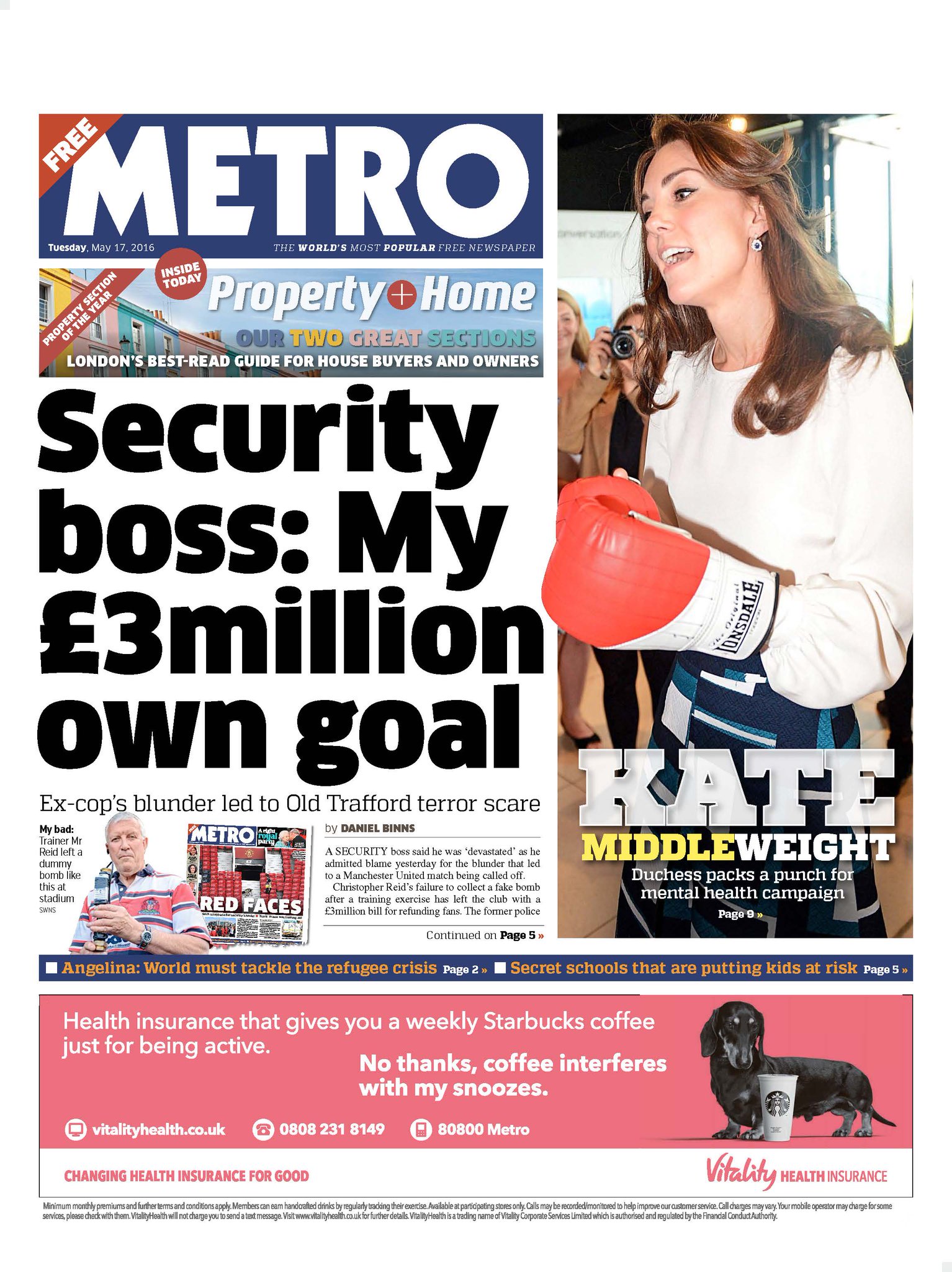 Metro Newspaper UK On Twitter Tuesday s Metro Page 1 Security Boss Metro Newspaper UK On Twitter Tuesday s Metro Page 1 Security Boss