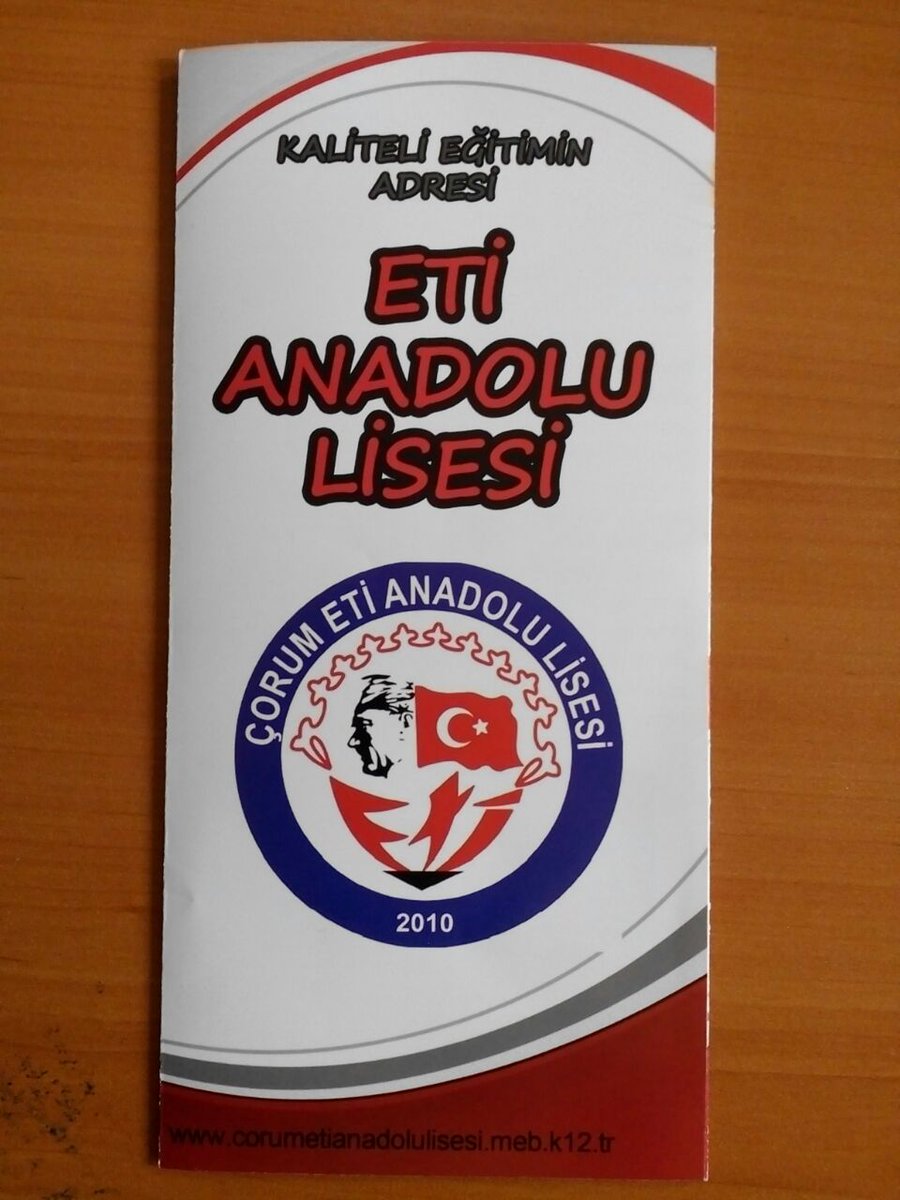 <a href="/Yusuf__Tekin/">Yusuf Tekin</a> Çorum Eti Anadolu Lisesi okul tanıtım ziyaretlerinde hazırladıkları broşürleri dağıttılar.