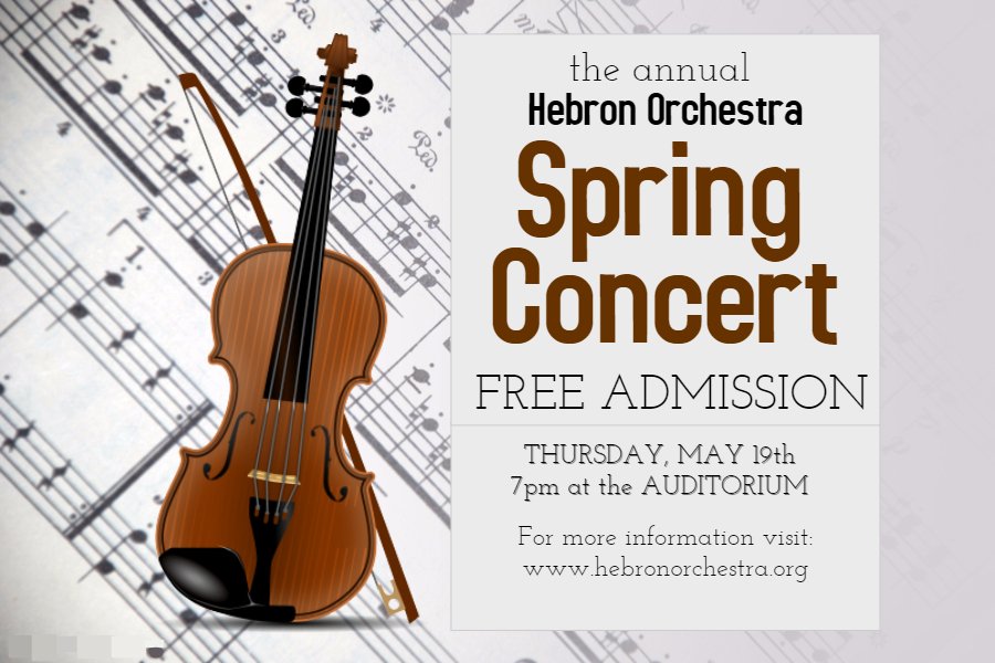 hebronorchestra's tweet image. Hebron Orchestra #springconcert Thursday May 19th, 7:00pm #RIPPrince #bringthestrings
