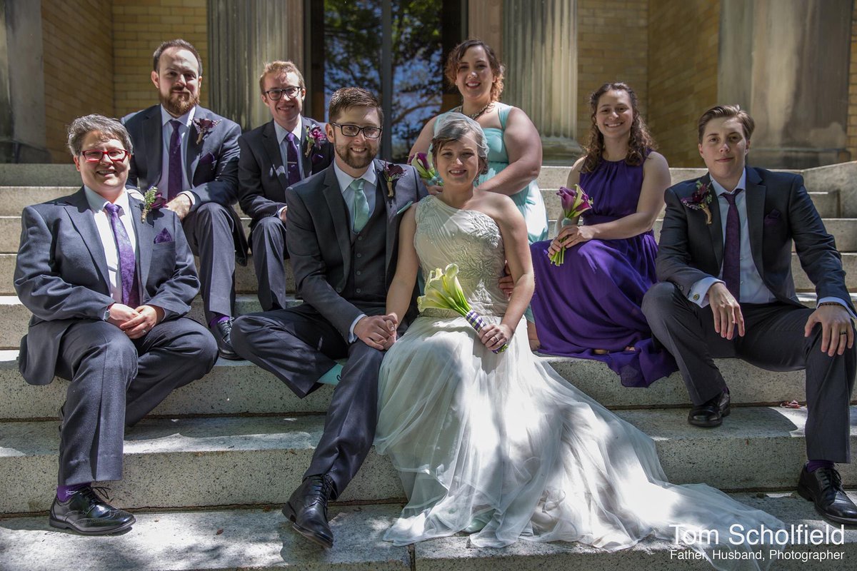 TomScholfield's tweet photo. Look at these beautiful folks I had the privilege of taking photos of yesterday. Congrats Sam and Sandra! #Samdra https://t.co/Bc23PpPnLT