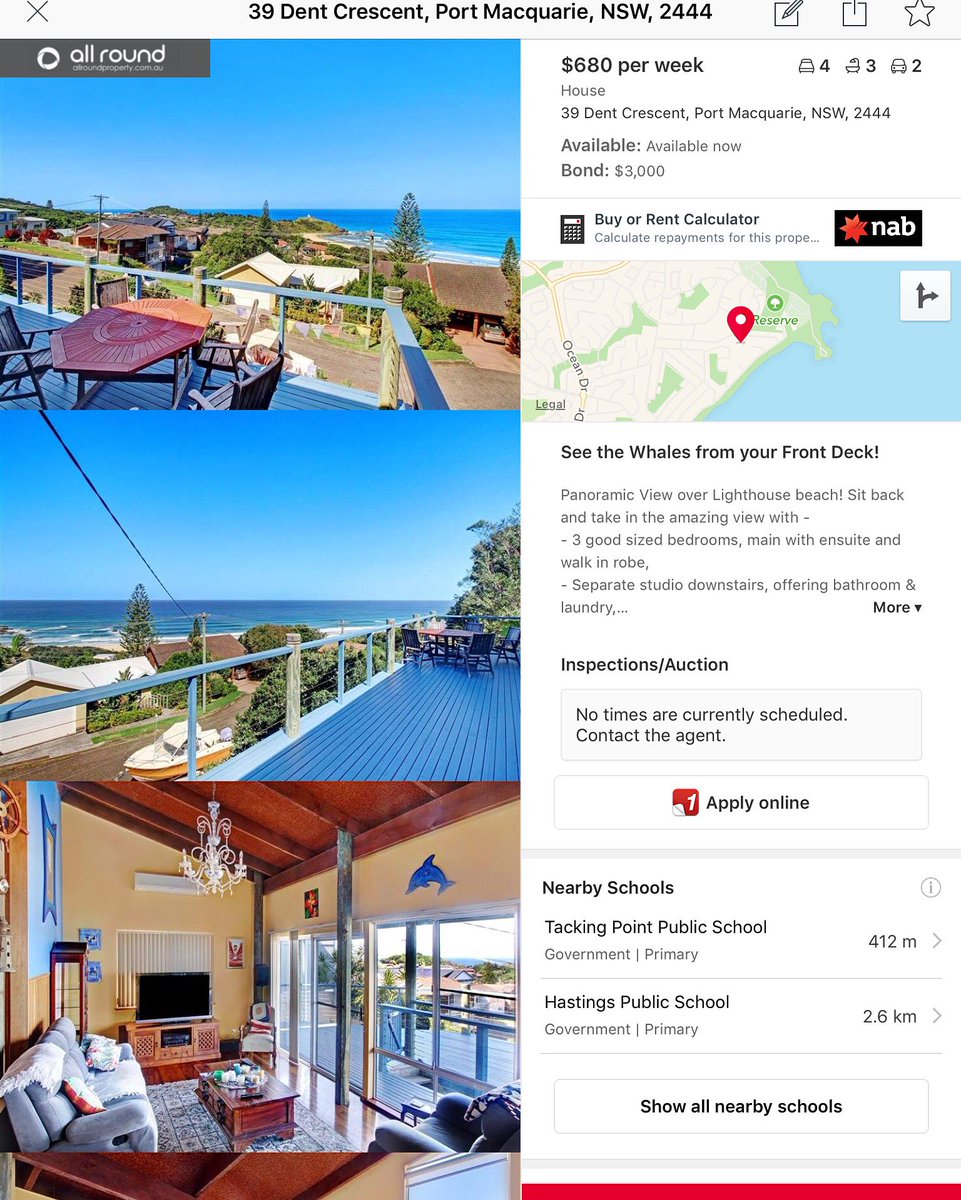 AllRoundTeam's tweet image. Watching whales from your front porch! FOR LEASE!
Contact Millissa 02 65846064