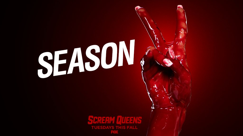 Mark your calendar, pledges. #ScreamQueens Season 2 will be airing Tuesdays at 9/8c this fall on @FOXTV.