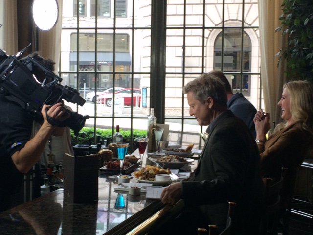OliversLounge's tweet photo. Happy to have the crew of @KING5Evening in the house today!  Watch tonight at 7:30pm #Olivers40th  Cheers! https://t.co/Jiio7hEC8d