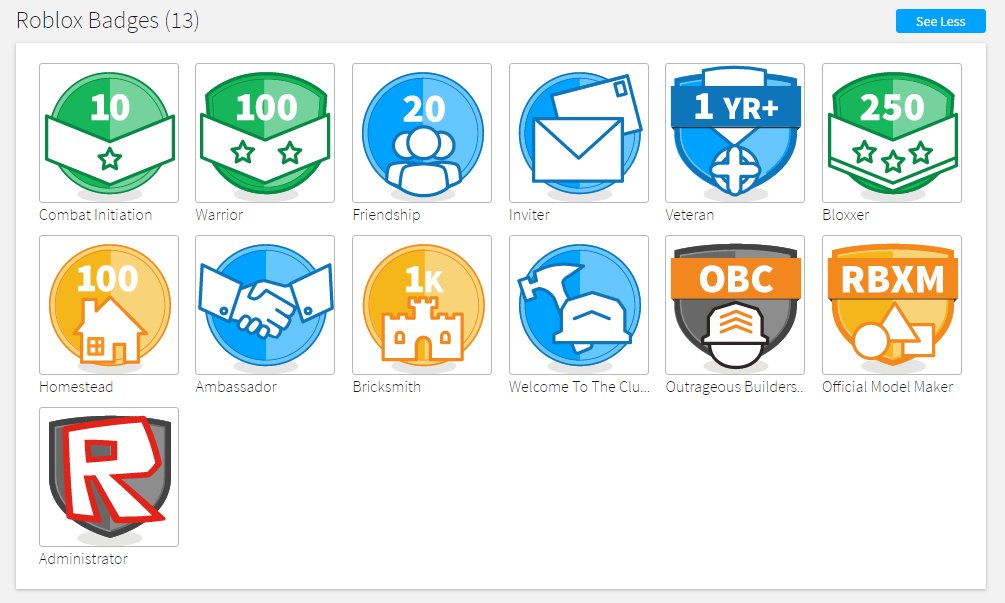 Roblox Badges Administrator