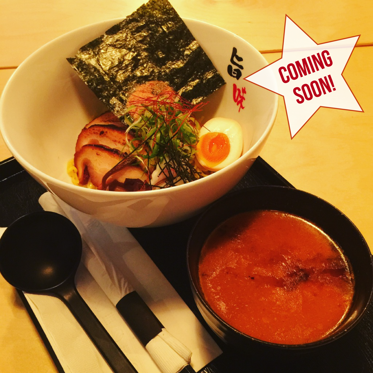 UmamiNoodle_Bar's tweet photo. COMING SOON- Tsukemen Style Ramen! Served with a cold noodle, it's perfect for hot summer days! #ramen #yyc https://t.co/fPwwqmYVzk
