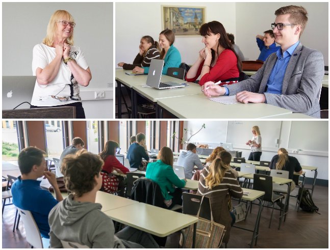 ESTCube's tweet photo. Aune Past, founder of communications management in Estonia, prepping us to share the story of #ESTCube2 with you! https://t.co/U284BoG3mh