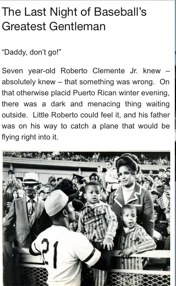 girl_iowagirl20's tweet photo. @rtxNewsSource Yes I know who #RobertoClemente is! @Pirates #WS1971 Died Dec 31 1972 #GoneTooSoon #WeAreFamily https://t.co/Nwx1JbqrEw
