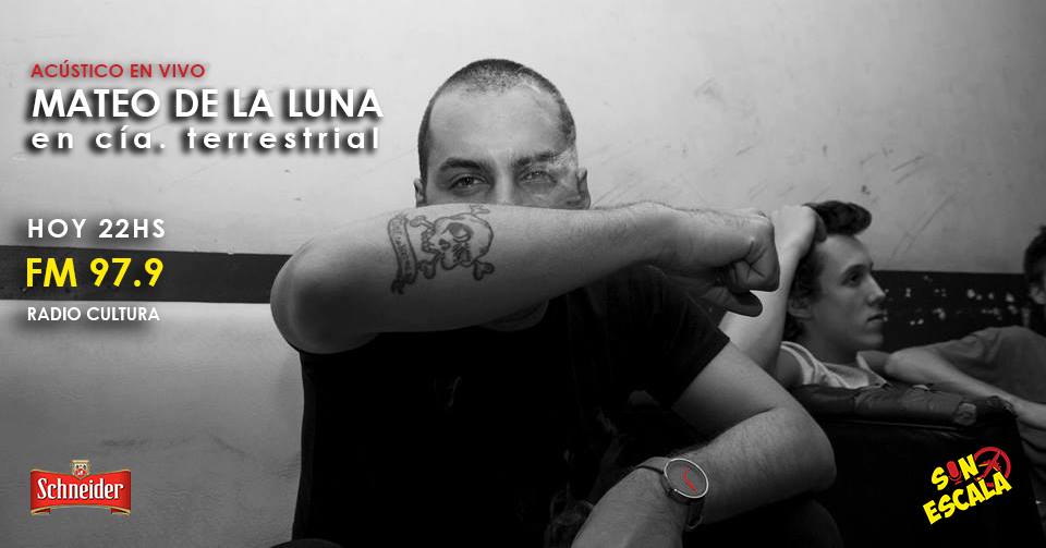 SinEscalaOk's tweet photo. ▶ Hoy nos visita un gran músico, @mateodelaluna en un acústico imperdible, Escuchalo por https://t.co/UdxVR153N0 https://t.co/nHNovC3Hfa