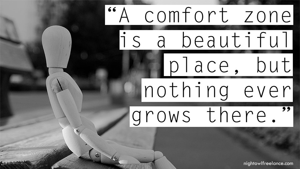 FreelanceOwl's tweet photo. Transcend your #comfortzone. If you don't #cry, #laugh, feel sad or #happy while writing, your #reader won't either. https://t.co/rJr5aUFQx3