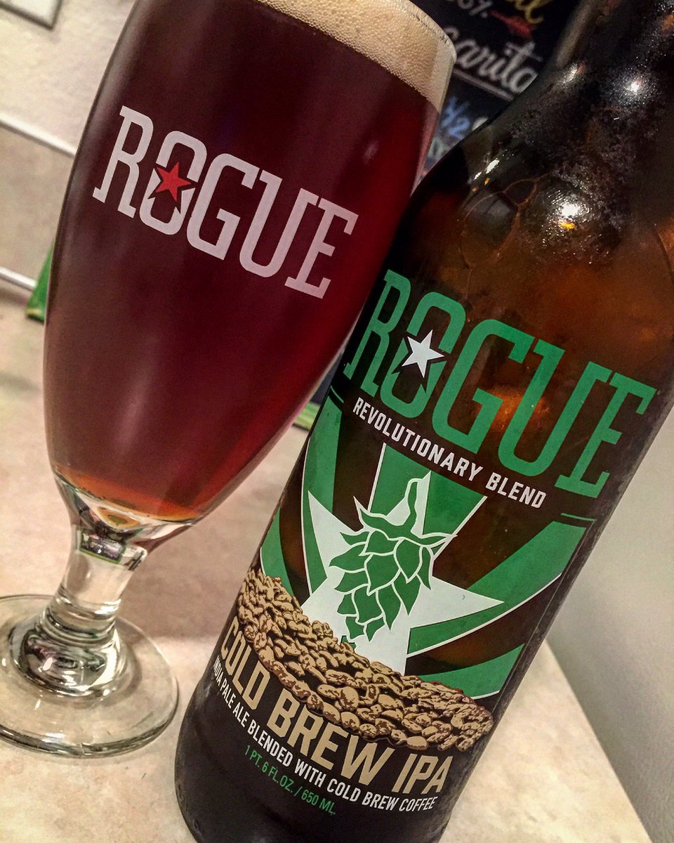 PNWBrews's tweet photo. This beer was fantastic! Wow! Never thought a coffee and an IPA would go so well together! #rougeales #craftbeer https://t.co/XB6cngJEBc