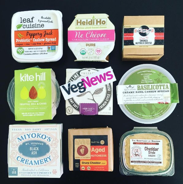 We're trying ALL the #vegan cheeses for an upcoming issue of VegNews. Subscribe now! vegnews.com/subscribe