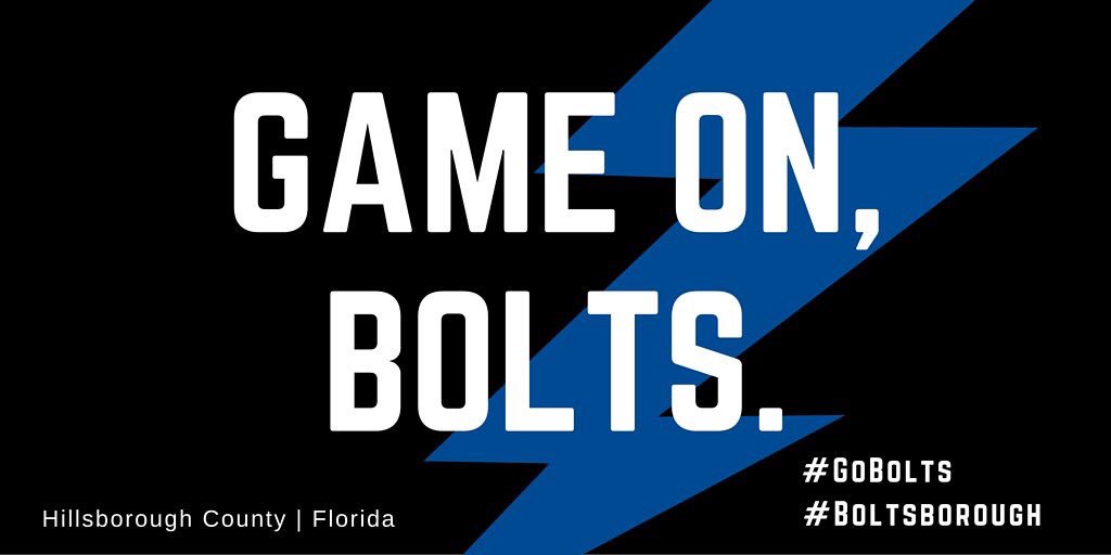 HillsboroughFL's tweet image. Let's #GOBOLTS!!! #Boltsborough