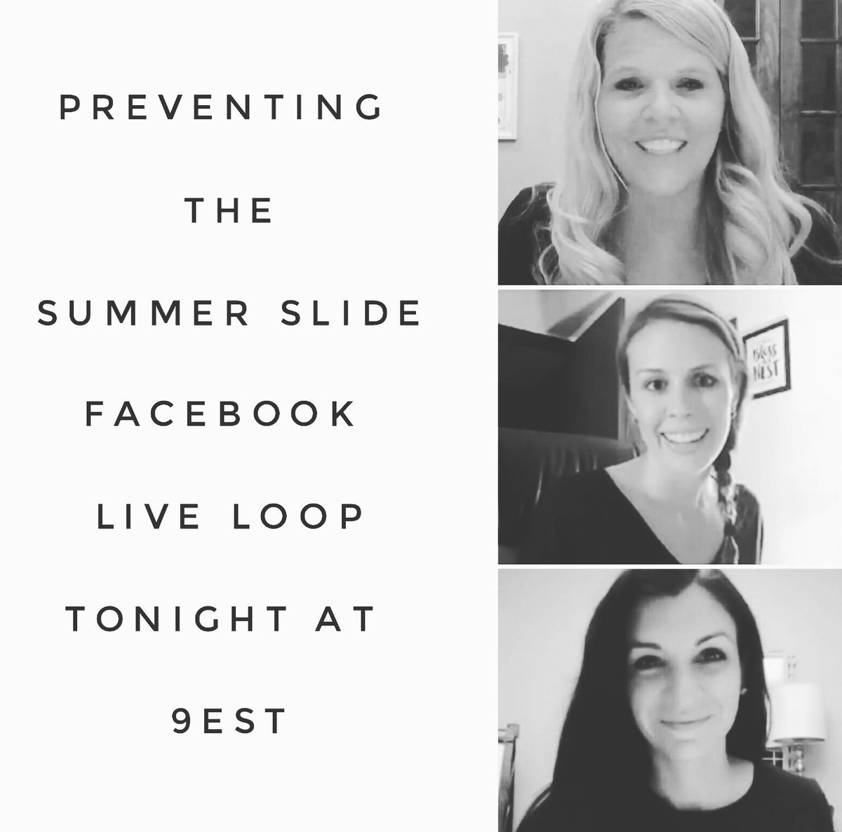 elementarynest's tweet photo. Join us for our weekly live loop. This week we start at on jens facebook page- Out of This World Literacy. 9pm EST. https://t.co/ItM1X6ey6Z