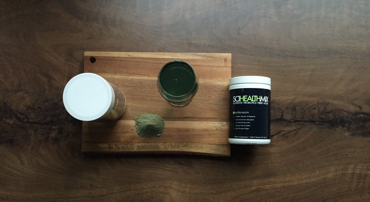 Probiotics, Fiber, Nutrients and more in one mix: Free trial:  scihealthmix.com