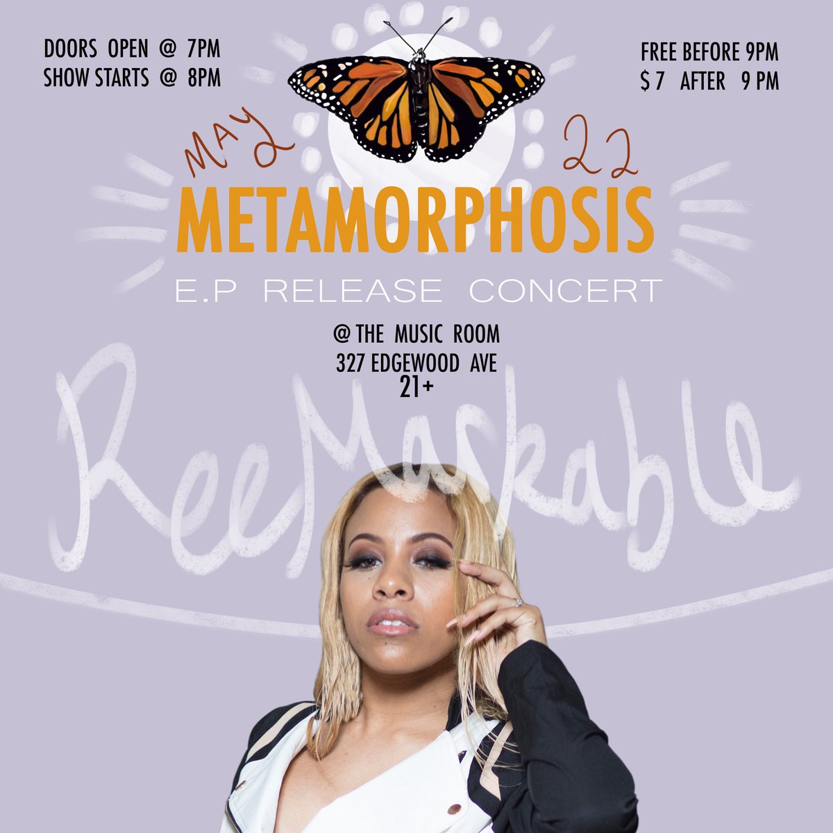 EronAndIndea's tweet photo. @MACIEBPROMO This sunday May 22nd in ATL: #MetamorphosisEpConcert &amp; ITS FREE come hang &amp; hear some dope music 🐛📍🌸 https://t.co/4p588A4ymT