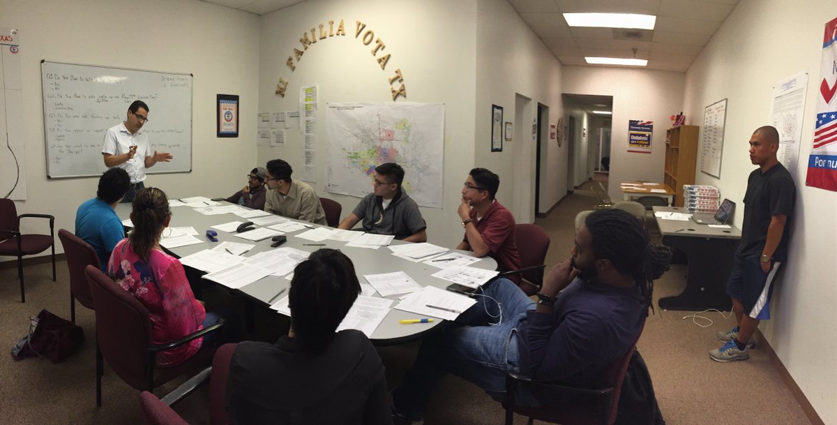 the_ILRC's tweet photo. Happening now in TX: @UNITEDWEDREAM's #HTXBeyondICE campaign phone banks residents to educate on need to #END287g https://t.co/UxaAGjzqga