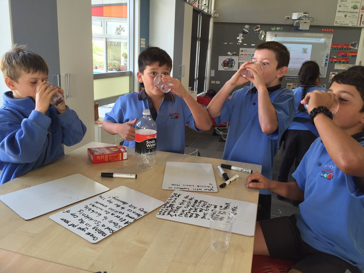 stuarta_86's tweet photo. Science week in action: the dancing raisins experiment! @StonefieldsSch #engaged #literacy #science #recount https://t.co/a31iBsFYp1