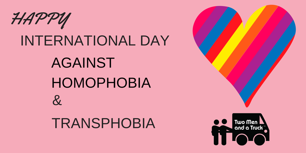 two_men's tweet image. Two Men and a Truck shows support for all LGBT communities! #IDAHOT