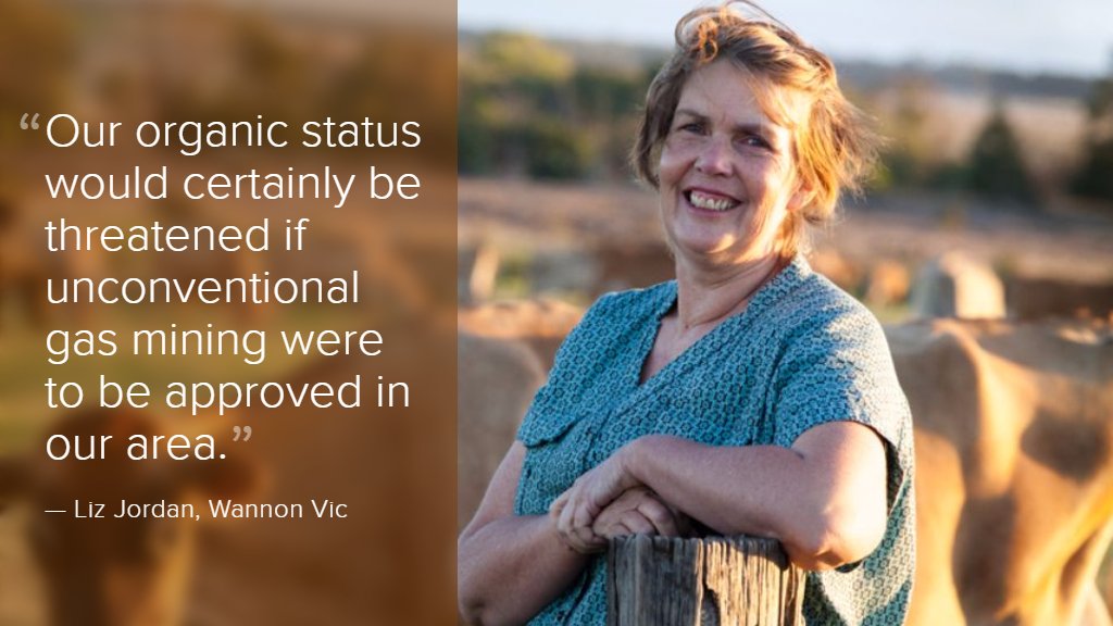 politicsabc's tweet photo. #CSG is a major #ausvotes issue for Liz in rural Vic. What matters most to you? https://t.co/TOMWtmnsjl #ABCMyVote https://t.co/6uJImxA1Gk