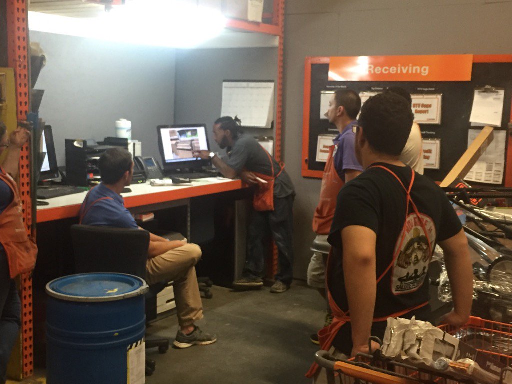 Freight DH, Will White, meeting with his team and giving direction.  SAFETY First!