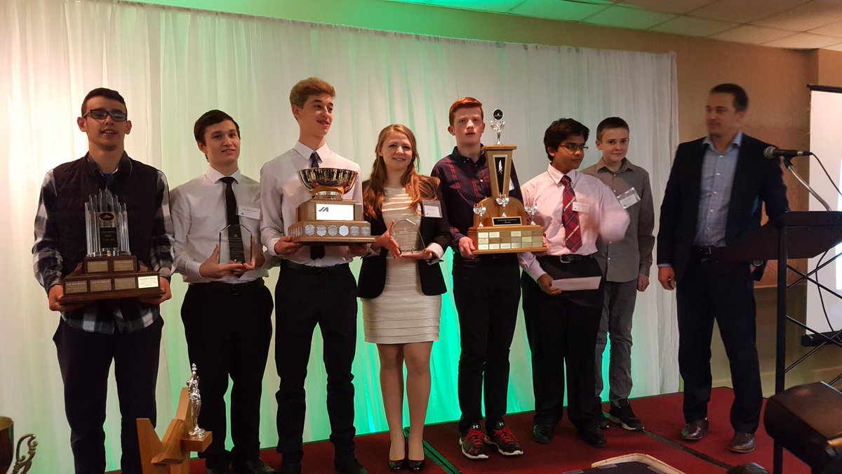 MacDonaldCasey's tweet photo. Great night MC'ing the Junior Achievement  of Waterloo's Company Program Awards! Congrats to all the winners! #jawr https://t.co/gceRIxGfyT
