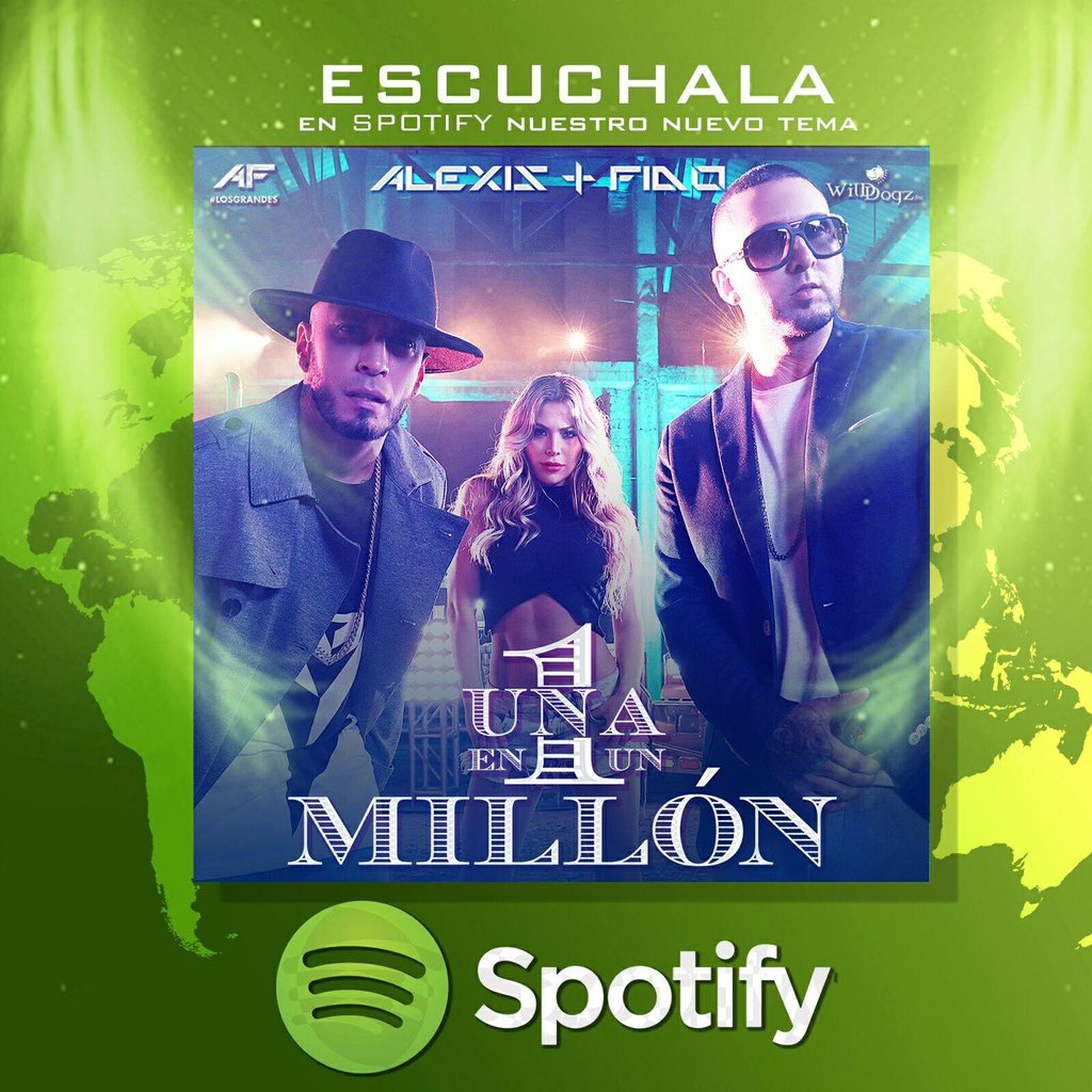 alexisyfido's tweet image. Escucha el tema del momento en Spotify "Una en un millón". aquí -&amp;gt; bit.ly/unaenunmillons…