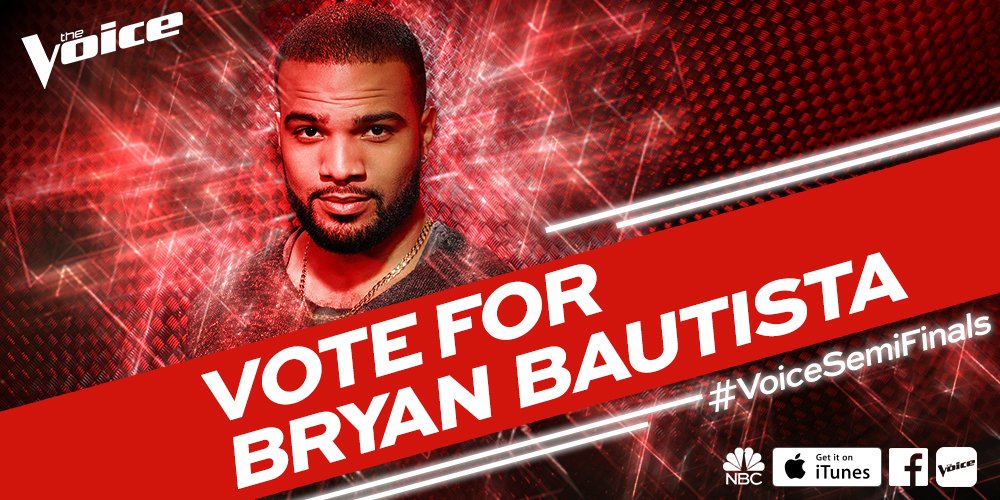 NBCTheVoice's tweet image. RT if you wanna hold @whoisBryanB in your arms and see him in next week's #VoiceFinale. #TeamXtina #VoiceSemiFinals