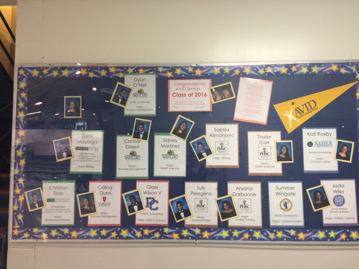 Proud of our AVID @2016Rhs_Seniors who will be attending a post secondary institution #rhsavid #AVID4College
