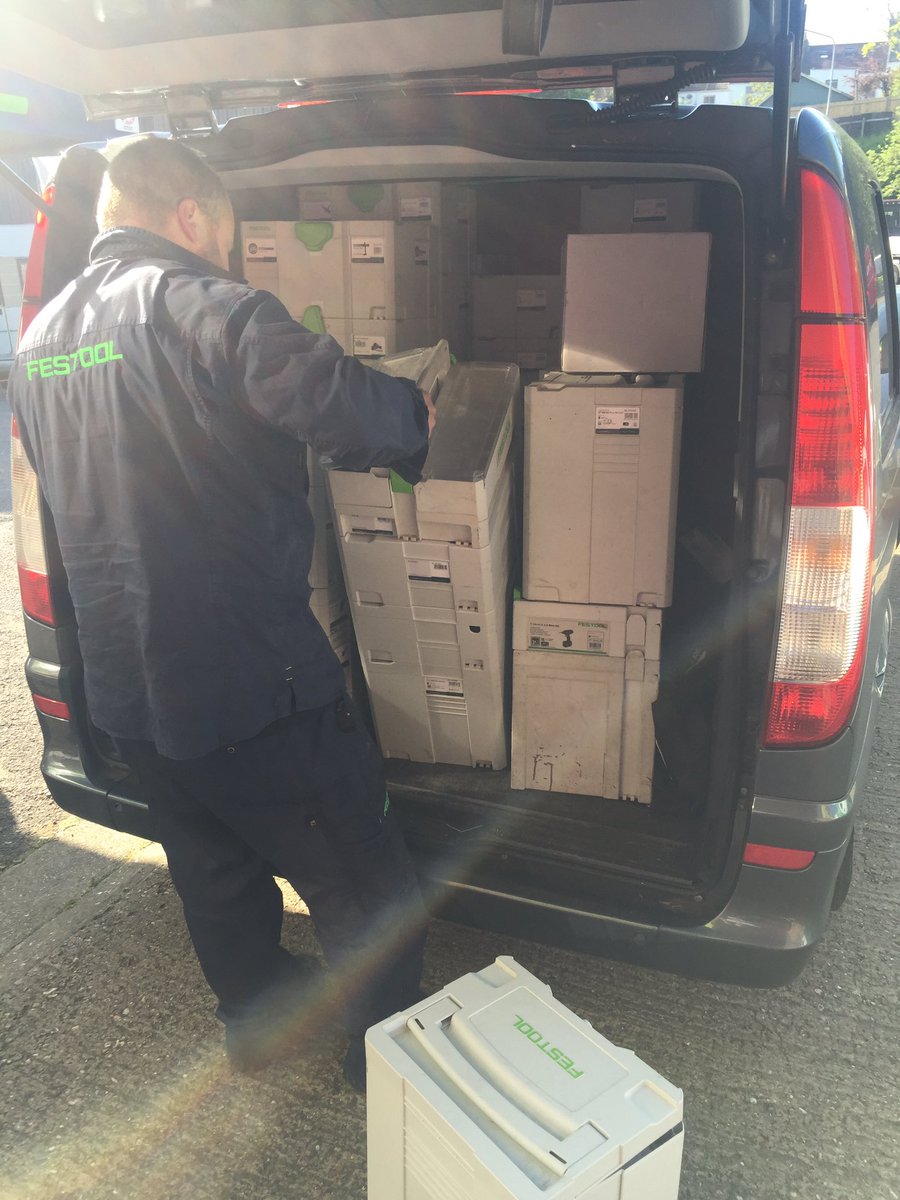 BrightonTools's tweet photo. Setting up for #FestoolTuesday https://t.co/ahB7CC7Qtt