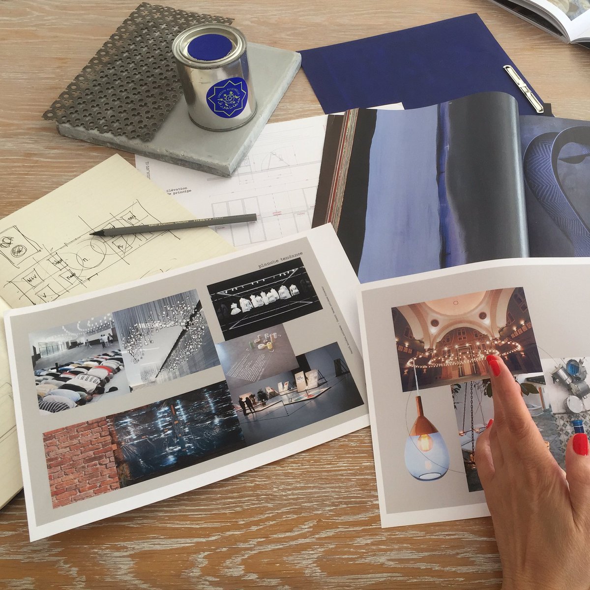 _iplusi's tweet photo. Scenography for #tunisianmarks @wanteddesign by #ïplusï #nycxdesign #moodboard #klein #blue #ny #tunisia https://t.co/XAzm2omTiU