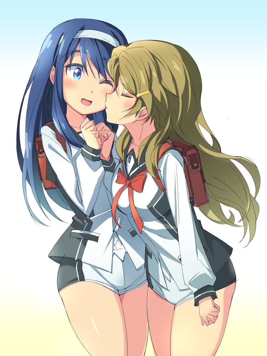 lizhomo's tweet photo. https://t.co/x8qmYWK81A #vividred_operation #futaba_aoi #shinomiya_himawari https://t.co/O7TgLgb38Y