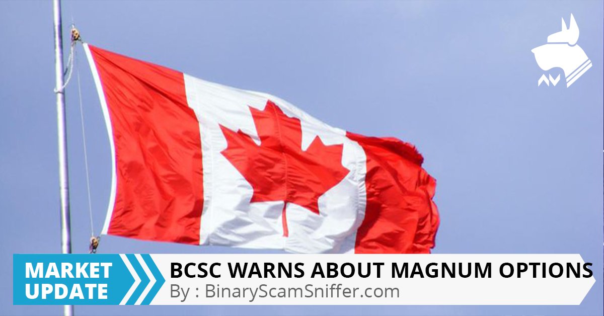 scam_sniffer's tweet photo. BCSC Issues Warning About Binary Options Broker #MagnumOptions >> https://t.co/H8TNZdHcTI https://t.co/UhB1VXopIk